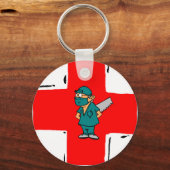 verrückter Chirurg Schlüsselanhänger (Vorderseite)