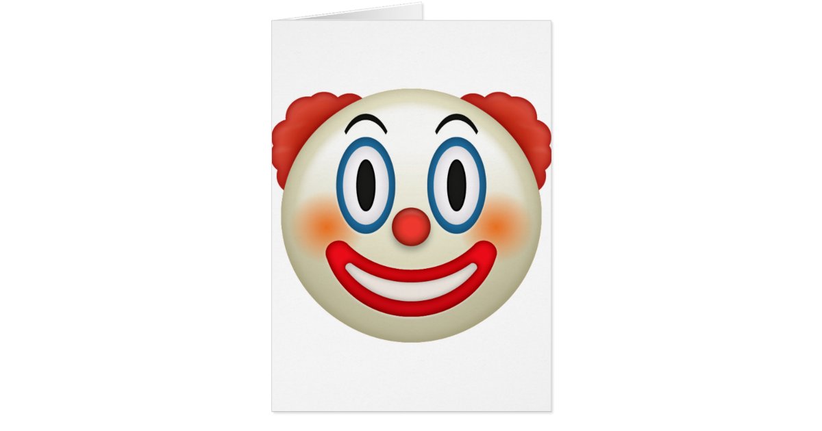 Verruckter Clown Emoji Zazzle De