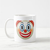 Verrückter Clown Emoji Kaffeetasse (Links)
