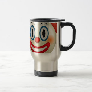 Verrückter Clown Emoji Reisebecher