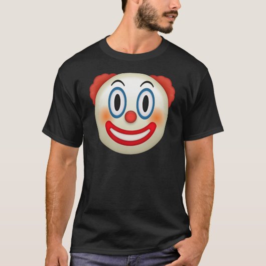 Verrückter Clown Emoji T-Shirt (Vorderseite)