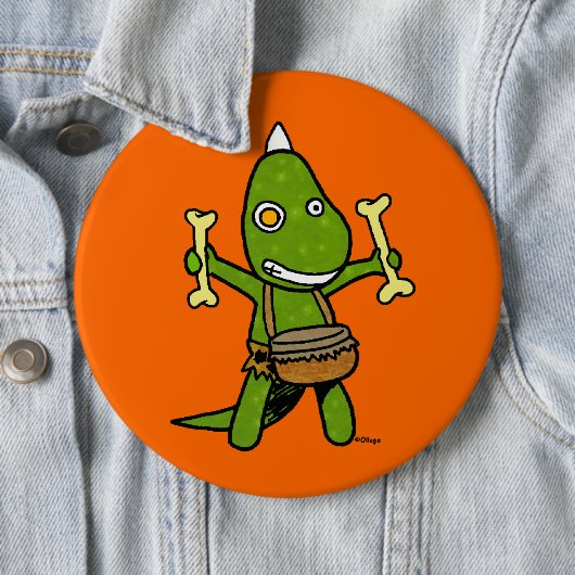 Verrückter Dino Button (Beispiel)
