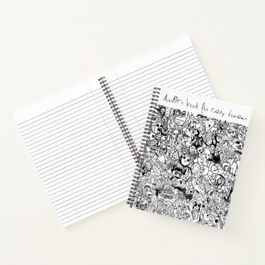 verrückter Doodle Notizblock (Innenseite)