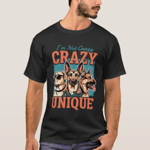 Verrückter einzigartiger Hundeliebhaber T-Shirt