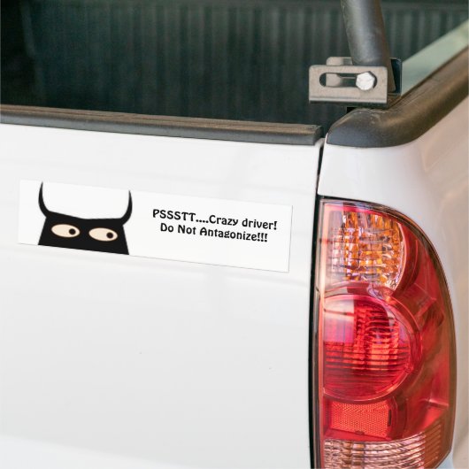 verrückter Fahrer Autoaufkleber (Auf Lkw)