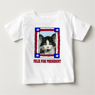 Verrückter Felix die Katze für Präsidenten T-Shirt