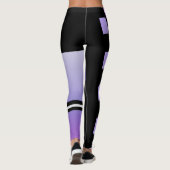 Verrückter flippiger Entwurf Leggings (Rückseite)