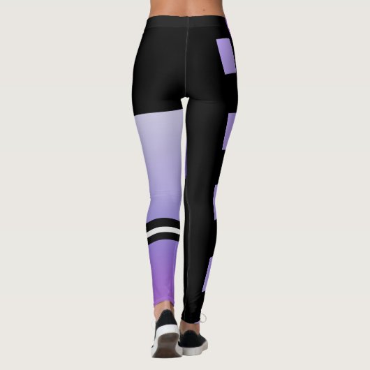 Verrückter flippiger Entwurf Leggings (Rückseite)