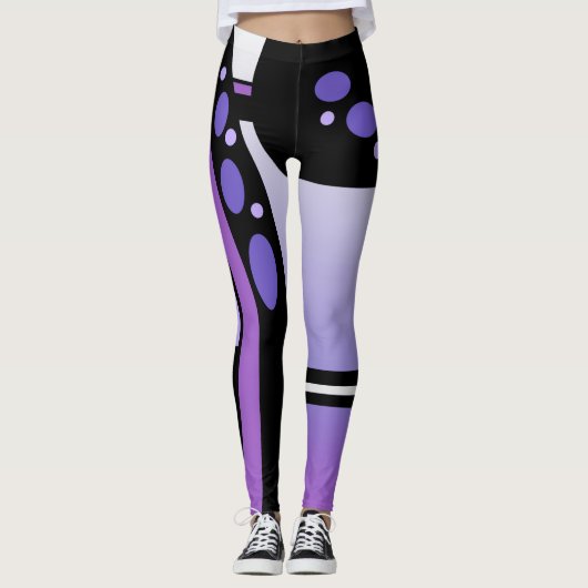 Verrückter flippiger Entwurf Leggings (Vorderseite)