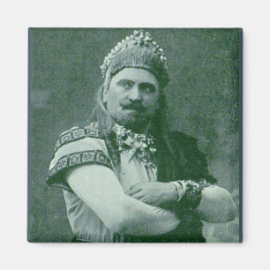 verrückter französischer Sänger der Oper 1909 Magnet