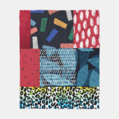 verrückter Freitag Fleecedecke (Vorderseite)