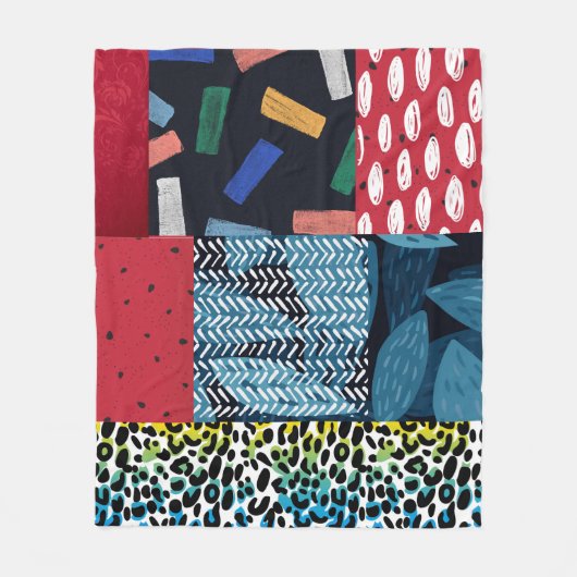 verrückter Freitag Fleecedecke (Vorderseite)