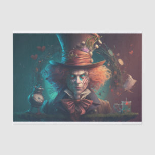 Verrückter Hatter Teezeit Seidenpapier