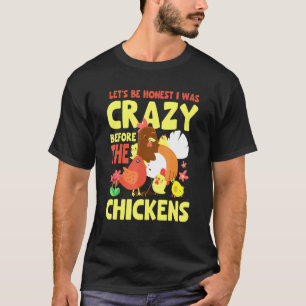 Verrückter Hühnerliebhaber-Farmpoultry-Haltung T-Shirt