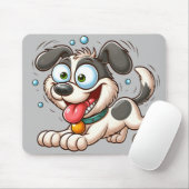 Verrückter Hund Mousepad (Mit Mouse)
