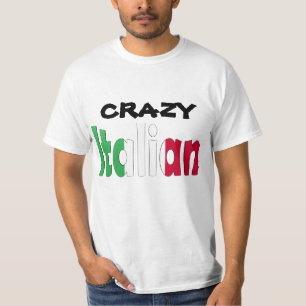 Verrückter Italiener T-Shirt
