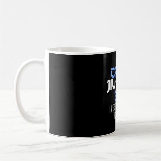 verrückter Jiu-Jitsu-Typ Kaffeetasse (Links)