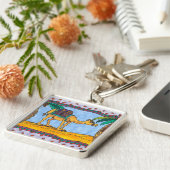 Verrückter Kamel-Schlüsselanhänger Schlüsselanhänger (Seite)