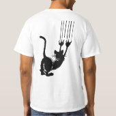 Verrückter Katzen-T - Shirt (Rückseite)