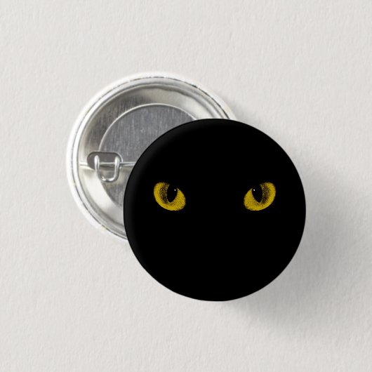 Verrückter Katzenaugen-Knopf Button (Vorne & Hinten)
