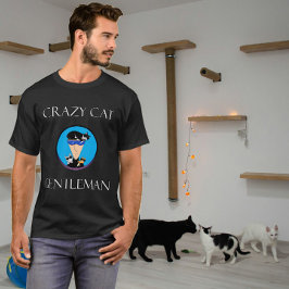 verrückter Katzenherr T-Shirt