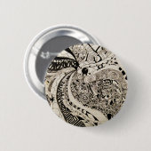 Verrückter Knopf Button (Vorne & Hinten)