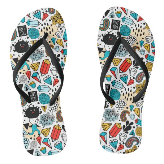 verrückter Kopf Badesandalen (Fußbett)