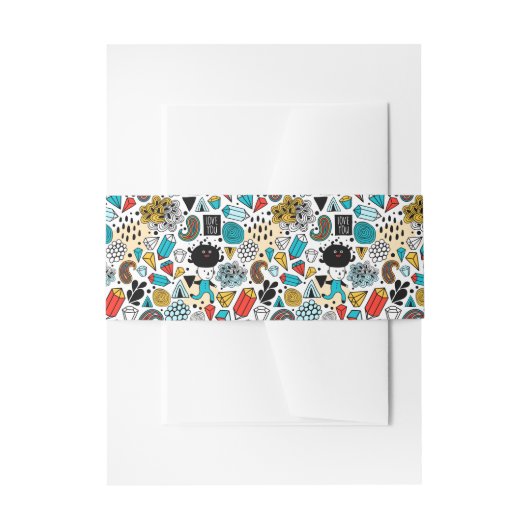 verrückter Kopf Einladungsbanderole (Vorderseite Beispiel)