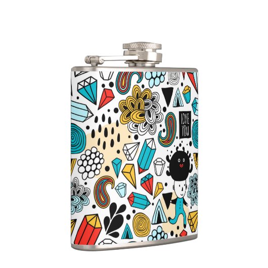 verrückter Kopf Flachmann (Rechts)