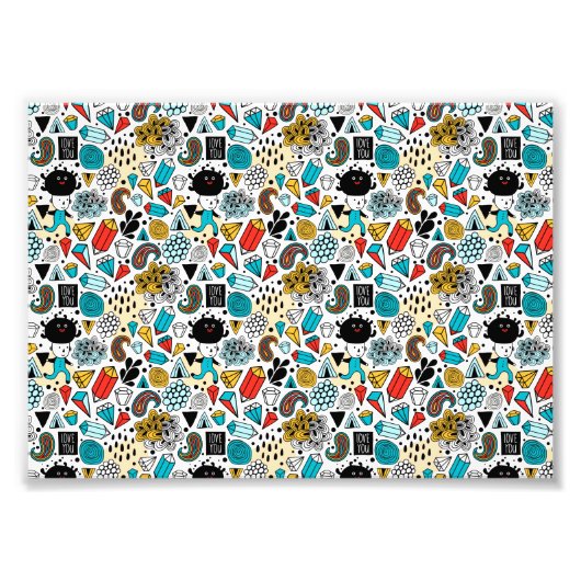 verrückter Kopf Fotodruck (Vorne)