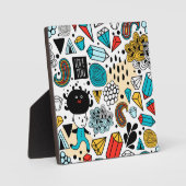 verrückter Kopf Fotoplatte (Vorderseite)