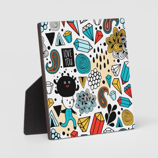 verrückter Kopf Fotoplatte (Vorderseite)