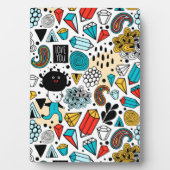 verrückter Kopf Fotoplatte (Vorderseite)