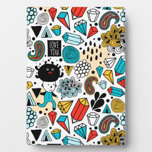 verrückter Kopf Fotoplatte