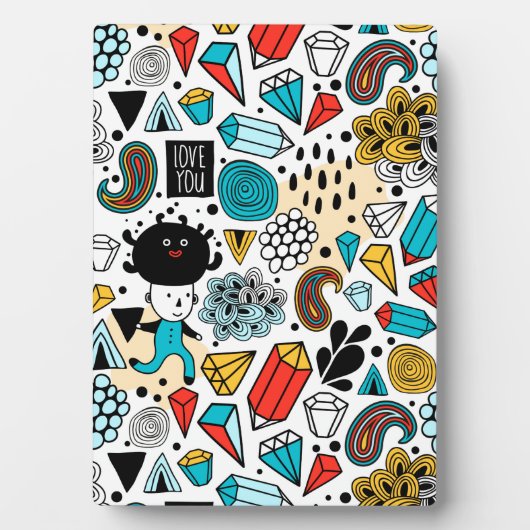 verrückter Kopf Fotoplatte (Vorderseite)