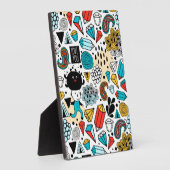 verrückter Kopf Fotoplatte (Seite)