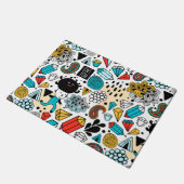 verrückter Kopf Fußmatte (Schrägansicht)