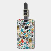 verrückter Kopf Gepäckanhänger (Vorderseite vertikal)