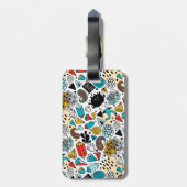 verrückter Kopf Gepäckanhänger (Rückseite vertikal)