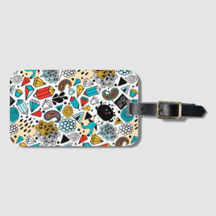 verrückter Kopf Gepäckanhänger