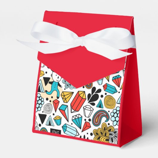 verrückter Kopf Geschenkschachtel (Vorderseite)