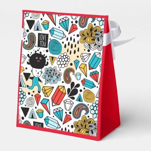 verrückter Kopf Geschenkschachtel (Rückseite)