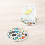 verrückter Kopf Getränkeuntersetzer (Seite)