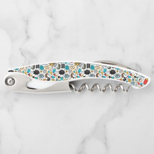 verrückter Kopf Kellnermesser (Vorderseite)