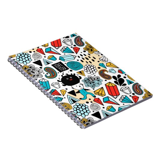 verrückter Kopf Notizblock (Rechte Seite)