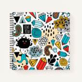 verrückter Kopf Notizblock (Vorderseite)