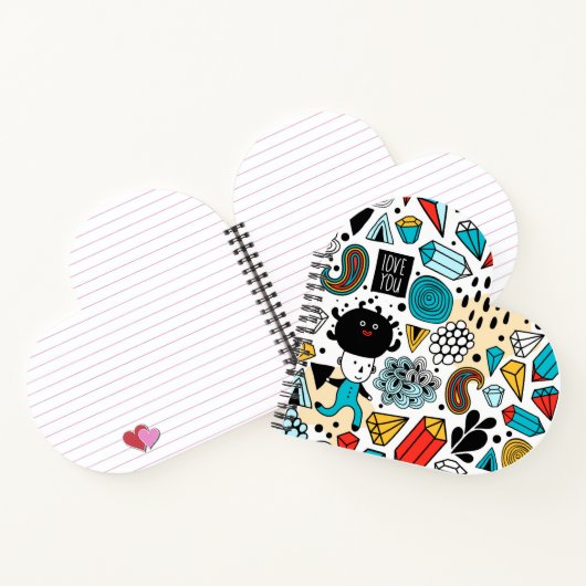 verrückter Kopf Notizblock (Innenseite)