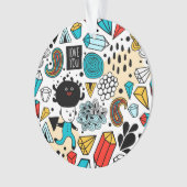 verrückter Kopf Ornament (Vorderseite)