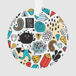 verrückter Kopf Ornament