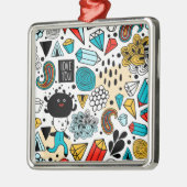 verrückter Kopf Ornament Aus Metall (Links)